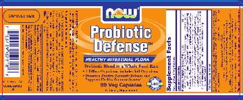 NOW Probiotic Defense - supplement