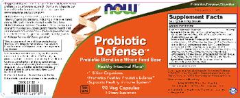 NOW Probiotic Defense - supplement