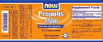 NOW Propolis 1500 - supplement
