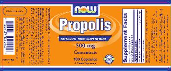 NOW Propolis 500 mg Concentrate - supplement