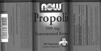 NOW Propolis 500 mg Concentrated Extract - supplement