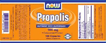 NOW Propolis 500 mg - supplement