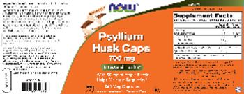 NOW Psyllium Husk Caps 700 mg - supplement