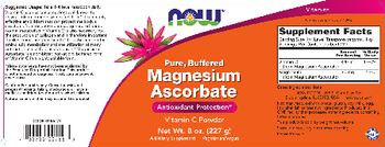NOW Pure, Buffered Magnesium Ascorbate - supplement