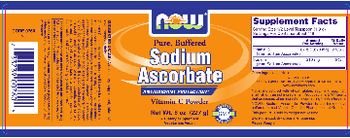 NOW Pure, Buffered Sodium Ascorbate - supplement