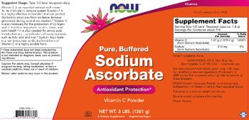 NOW Pure, Buffered Sodium Ascorbate - supplement