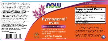 NOW Pycnogenol 100 mg - supplement