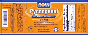 NOW Pycnogenol 30 mg - supplement