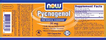 NOW Pycnogenol 30 mg - supplement