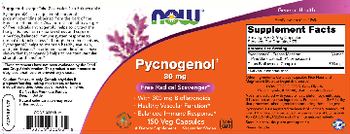 NOW Pycnogenol 30 mg - supplement