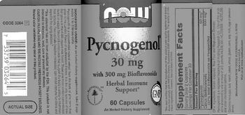 NOW Pycnogenol 30 mg With 300 mg Bioflavonoids - an herbal supplement