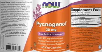 NOW Pycnogenol - supplement
