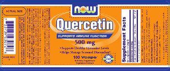 NOW Quercetin 500 mg - supplement