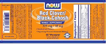 NOW Red Clover/Black Cohosh 225 mg / 40 mg - supplement