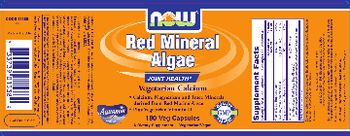 NOW Red Mineral Algae - supplement