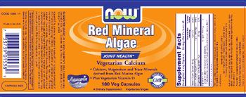 NOW Red Mineral Algae - supplement
