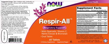 NOW Respir-All - supplement