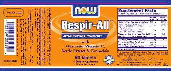 NOW Respir-All - supplement