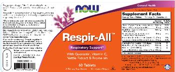 NOW Respir-All - supplement