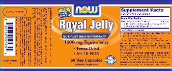 NOW Royal Jelly - supplement