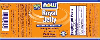 NOW Royal Jelly - supplement