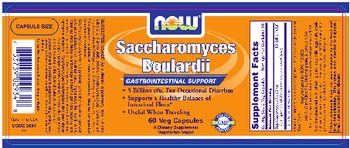 NOW Saccharomyces Boulardii - supplement