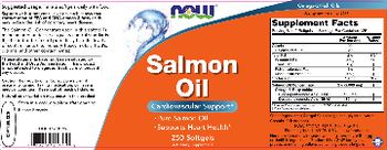 NOW Salmon Oil - supplement