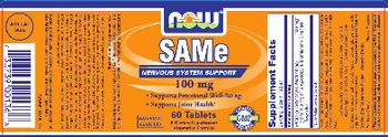 NOW SAMe 100 mg - supplement