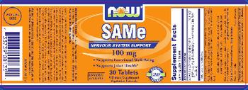 NOW SAMe 100 mg - supplement