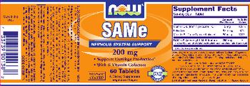 NOW SAMe 200 mg - supplement