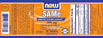 NOW SAMe 200 mg - supplement