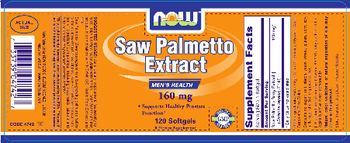 NOW Saw Palmetto Extract 160 mg - supplement