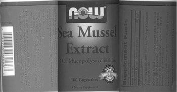NOW Sea Mussel Extract - supplement