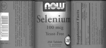 NOW Selenium 100 mcg - supplement