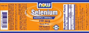 NOW Selenium 100 mcg - supplement