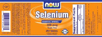 NOW Selenium 100 mcg - supplement