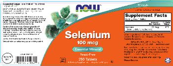 NOW Selenium 100 mcg - supplement