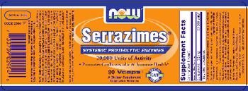 NOW Serrazimes 20,000 Unites Of Activity - supplement