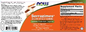 NOW Serrazimes - supplement