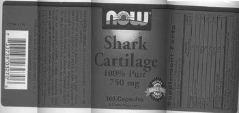 NOW Shark Cartilage 100% Pure 750 mg - supplement