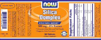 NOW Silica Complex 500 mg - 8% Extract - supplement