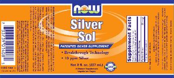 NOW Silver Sol - supplement