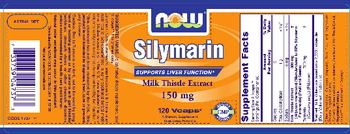 NOW Silymarin Milk Thistle Extract 150 mg - supplement