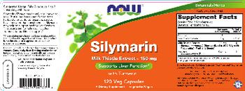 NOW Silymarin Milk Thistle Extract 150 mg - supplement