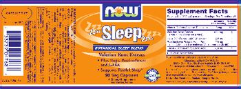 NOW Sleep Valerian Root Extract - supplement