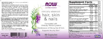NOW Solutions Clincally Advanced Hair, Skin & Nails - supplement