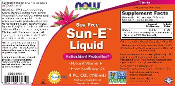 NOW Soy-Free Sun-E Liquid - supplement