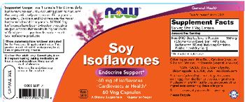 NOW Soy Isoflavones - supplement