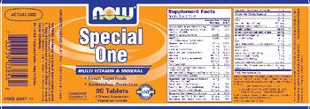 NOW Special One - supplement