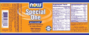 NOW Special One - supplement